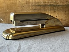 Wilson Jones Tatum Buddy Stapler Model T155 Art Deco Chrome USA Vintage Office picture