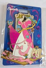 Disney WDI MOG Cinderella 75th Anniversary Pink Dress Pin LE 300 picture