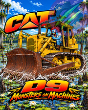 CAT D9 Bulldozer 8x10 Glossy Photo Print Caterpillar Heavy Equipment Monster Art picture