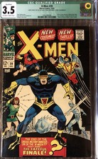 X-Men #39 CGC 3.5/qualified: Origin of Cyclops  New Costumes Stan Lee 1967 picture