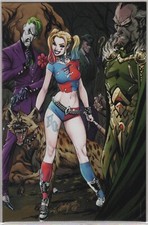 Batman 50 E Variant J Scott Campbell Harley Quinn Poison Ivy Birds of Prey picture