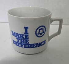 bell telephone White Coffee Ceramic I Make The Difference picture