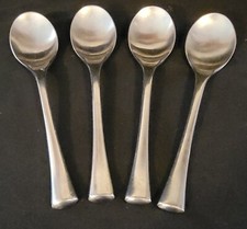 4 WMF Cromargan Spoleto? Soup Spoons Flatware MCM Vtg Retro picture