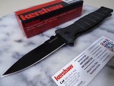 Kershaw XCOM Pocket Knife 8Cr13MoV George Design Black Dagger Folder 3425X New picture