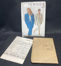 Vtg Sewin Pattern, New Look 6285, jacket skirt, 8-18, Uncut - ships free picture