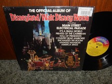 1980 Disneyland Official Album Disneyland Walt Disney World Disney Vinyl LP picture
