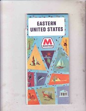 VINTAGE MAP ----1969 EASTERN UNITED STATES MAP-----MARATHON picture