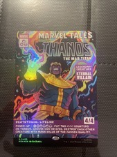 Thanos The Mad Titan Borderless Foil Mythic Rare M0400 Marvel Super Heroes MTG picture