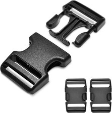 3 Pack 1.5 Inch Plastic Buckle Clips for Straps Backpack Luggage Belt Repair picture