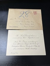Rare 1924 Vintage Invitation To A Garden Party At Buckingham Palace  picture