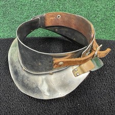 Medieval Knight Classic Gorget Armor LARP Renaissance - Steel & Leather picture