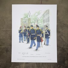 Plate 860 	United States Marines, Full and Walking Out Dress Uniforms, 1859-1875 picture
