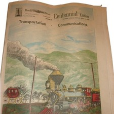 Vintage 1959 Rocky Mountain News Centennial Transportation Cadillac Dodge Ads 59 picture