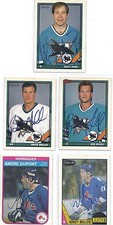 1982-83 OPC #282 Andre Dupont Quebec Nordiques Signed Autographed Card picture