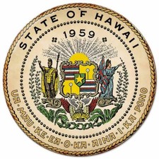 1959 HAWAII STATE SEAL 14