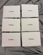 BRAND NEW 6 AUTHENTIC CHANEL WHITE NOTE CARDS & ENVELOPES  THANK YOU PARTIES picture