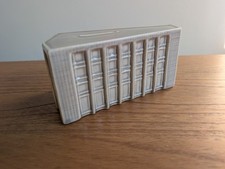Vintage Ceramic Bank in the shape of The Brooklyn Savings Bank the Civic Center picture
