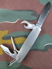 Vintage 1979 Camillus US Military Pocket Knife Survival Army Broken Can Opener picture