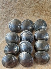 VINTAGE ANTIQUE BUFFALO NICKEL BUTTONS LOT OF 12 IN GOOD CONDITION picture