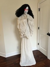 Grandin Road Haunting Helsa Life Size Animated Halloween Figure Decor Retired picture