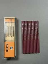 12 Japanese Vintage Pencil Chikyu 9600-10 HB JIS picture