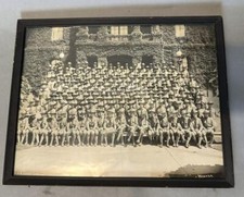 Vintage Black & White Picture Photo Camp Lafayette Possibly a Military Class picture