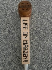 Berkshire Brewing Company~Life on Marzen Lager~Wooden Beer Tap Handle~RARE picture