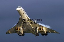 CONCORDE JET SUPERSONIC AIRPLANE LANDING PHOTO BRITISH AIRWAYS HISTORIC AVIATION picture