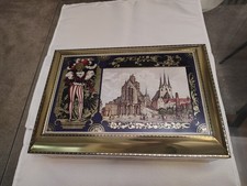 Lg Vintage 1998 Henry Lambertz German Cookie Tin Large -Hinged- Limited Edition  picture