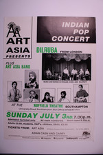 Dilruba & Art Asia Band poster Original Nuffield Theatre July 3rd Circa 1990s picture