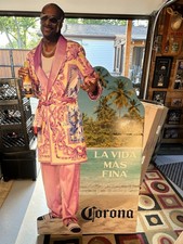 BRAND NEW Rare 6 Foot Snoop Dogg Corona Beer Life Size Cardboard Cutout Standup picture