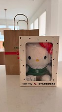 STARBUCKS HELLO KITTY BOXED PLUSH 2025 - IN HAND-⭐️SHIPS TODAY⭐️ picture