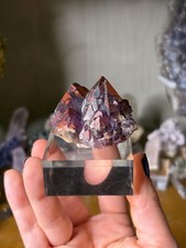 Indian Amethyst Cluster | Hematite-Included Amethyst Quartz | Crystal Specimen picture