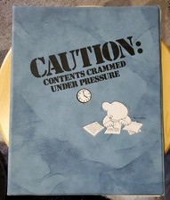 vtg 1978 Ziggy Notepad Folio Caution Contents Crammed Under Pressure Tom Wilson picture