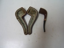 Vintage LGB Pipe with original LGB Leather Case Screw in 2 Piece Billiard picture