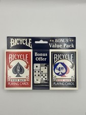 Bicycle Special Value 2-Deck Set Playing Cards with 5 Bonus Dice picture