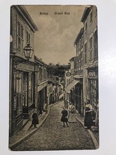 Vintage 1910 Briey Grand Rue France Postcard picture