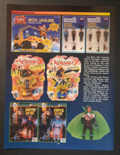 1993 THE WARRIORS OF KERANG Action Figures ~ Magazine Preview Page/PRINT AD picture
