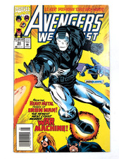 Marvel AVENGERS WEST COAST (1993) #94 Newsstand Key 1st War Machine Name VF 8.0 picture