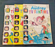 3) LITTLE AUDREY TV FUNTIME # 1 # 11 # 13 PR Richie Rich  1962-65 Harvey picture