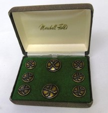 Vintage Marshall Field's 8 Golf Club Button Covers NIB c395 picture