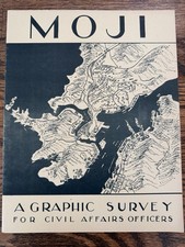 1945 WWII Moji/Shimonoseki 7 Maps US Military Government Civil Affairs COMPLETE picture