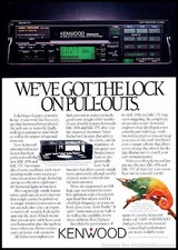 1987 Kenwood Car Stereo Vintage Advertisement Print Art Car Ad J475 picture