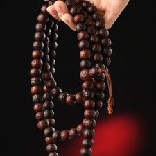 New 11.5mm Tibetan 108 Beads Phoenix Eye Bodhi Bead Mala Buddhist picture