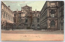 Vintage 1910 Bruxelles L'Université Postcard Belgium Historic Landmark picture
