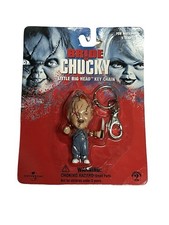 Vintage Bride of Chucky Figure Key Chain Slideshow Little Big Head 1993 New NOS picture