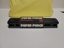 Acco Paper Punch Adjustable 2 Or 3 Hole Punching- NEW picture