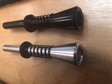 2 - Big Bowl One-Hitter w/ Spring Loaded Ash Ejector Smoking Pipes Self Cleaning picture