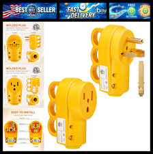 NEMA 6-50 Welder Plug & Connector Set, 50 Amp 3-Prong 250 Volt Heavy Duty 2-in-1 picture