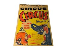 Rudy Bros. LA Circus One-Sheet Poster Monroe Firemen Clown Elephant 14x19.25